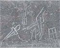 BOAZKY 4, scribal graffiti on a sphinx at the Sphix Gate - M. Alparslan, 2013