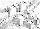 Reconstruction of outer city gates, R. Koldeway