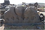 Sphinx reliefs at the northeast facade - D. Osseman, 2010