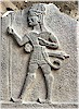 Deity with a lituus and lance, possibly originally at the east wall - K. Kohlmeyer, 2020