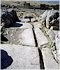 Drainage channels on the west side of the temple - T. Bilgin, 2006